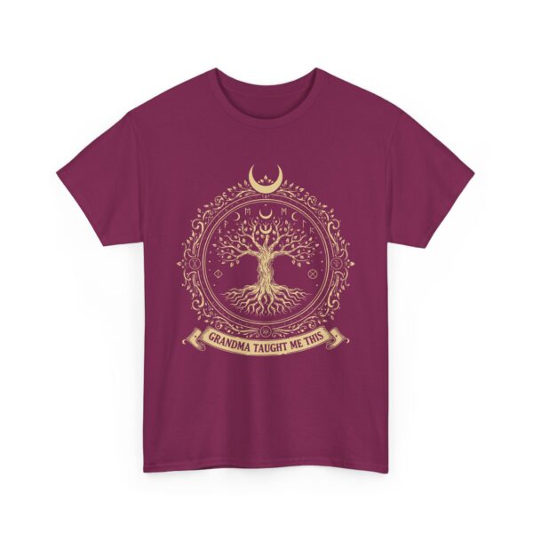 Tree of Life Tee with Three Moons Design for Wiccans and Pagans - Image 8