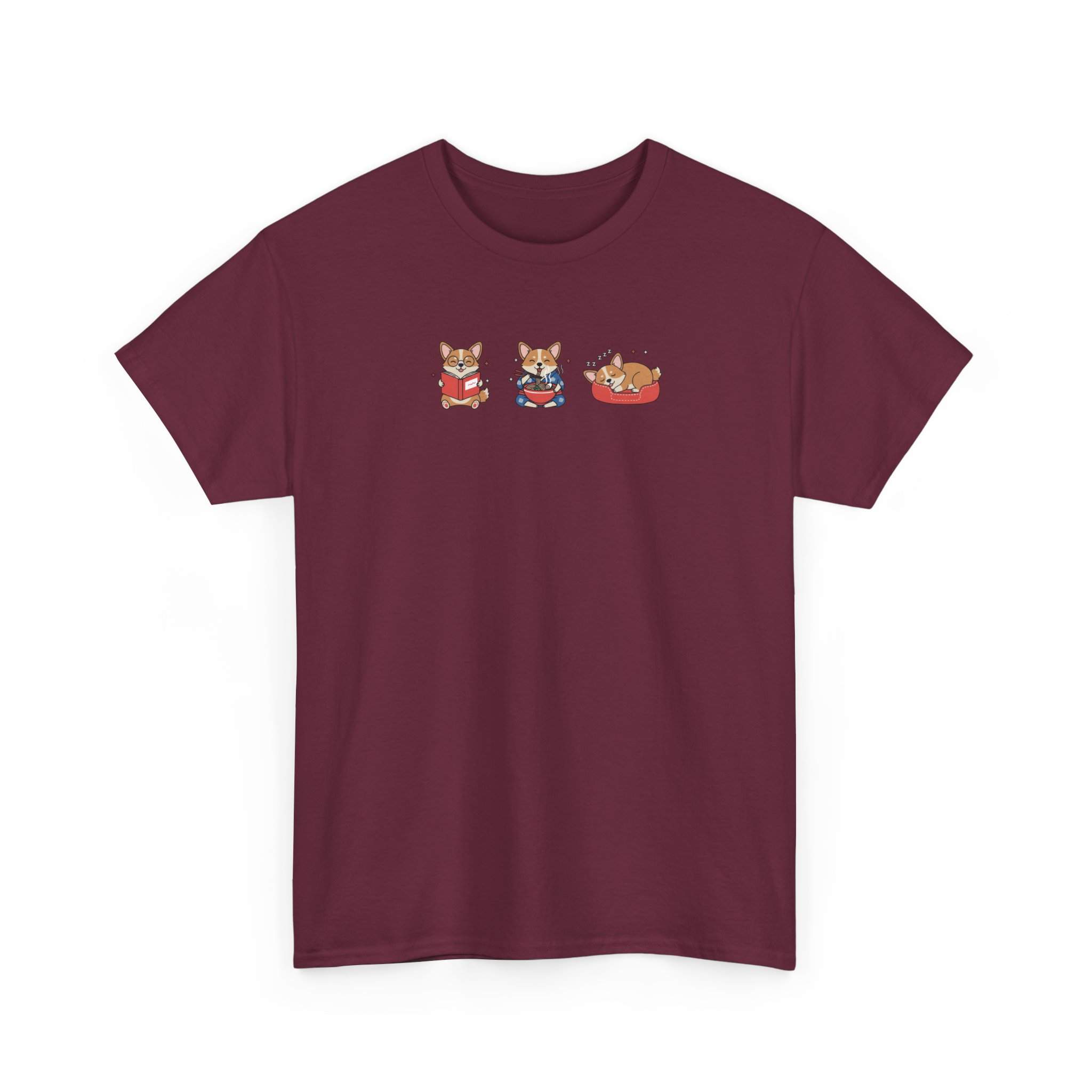 Corgi Trio Unisex Tee - Dog Lover Gift Tee - Image 2