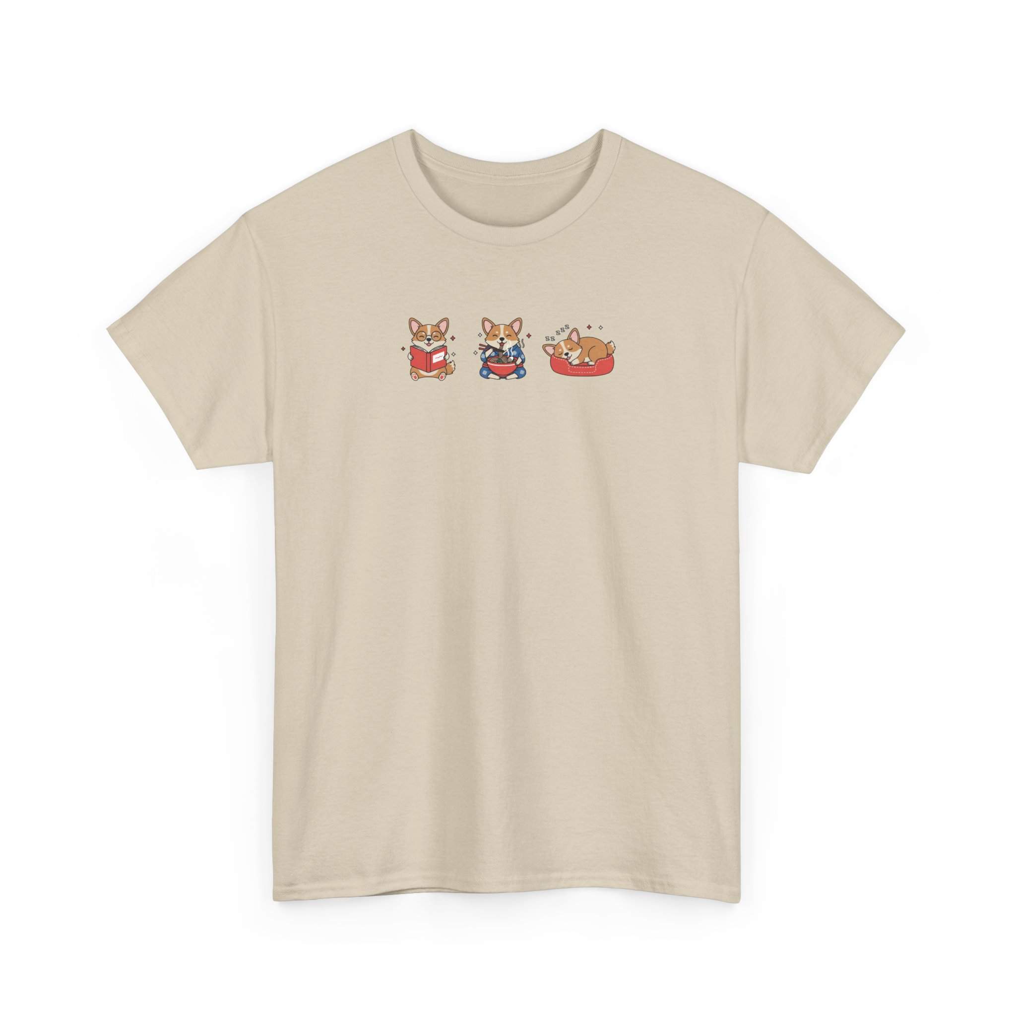Corgi Trio Unisex Tee - Dog Lover Gift Tee - Image 5
