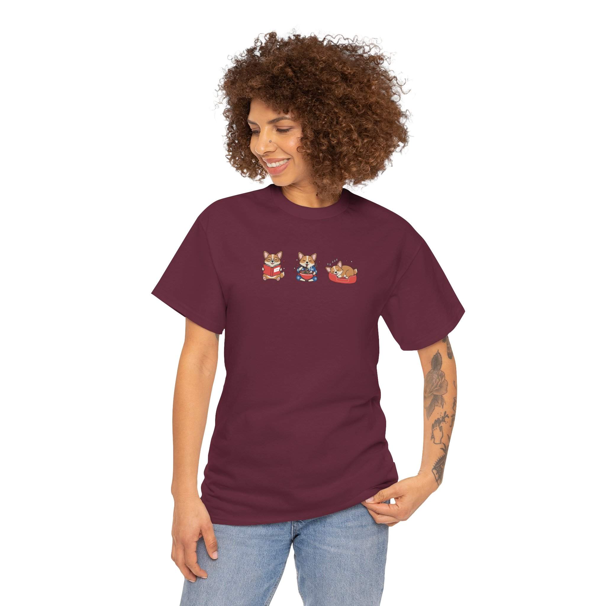 Corgi Trio Unisex Tee - Dog Lover Gift Tee