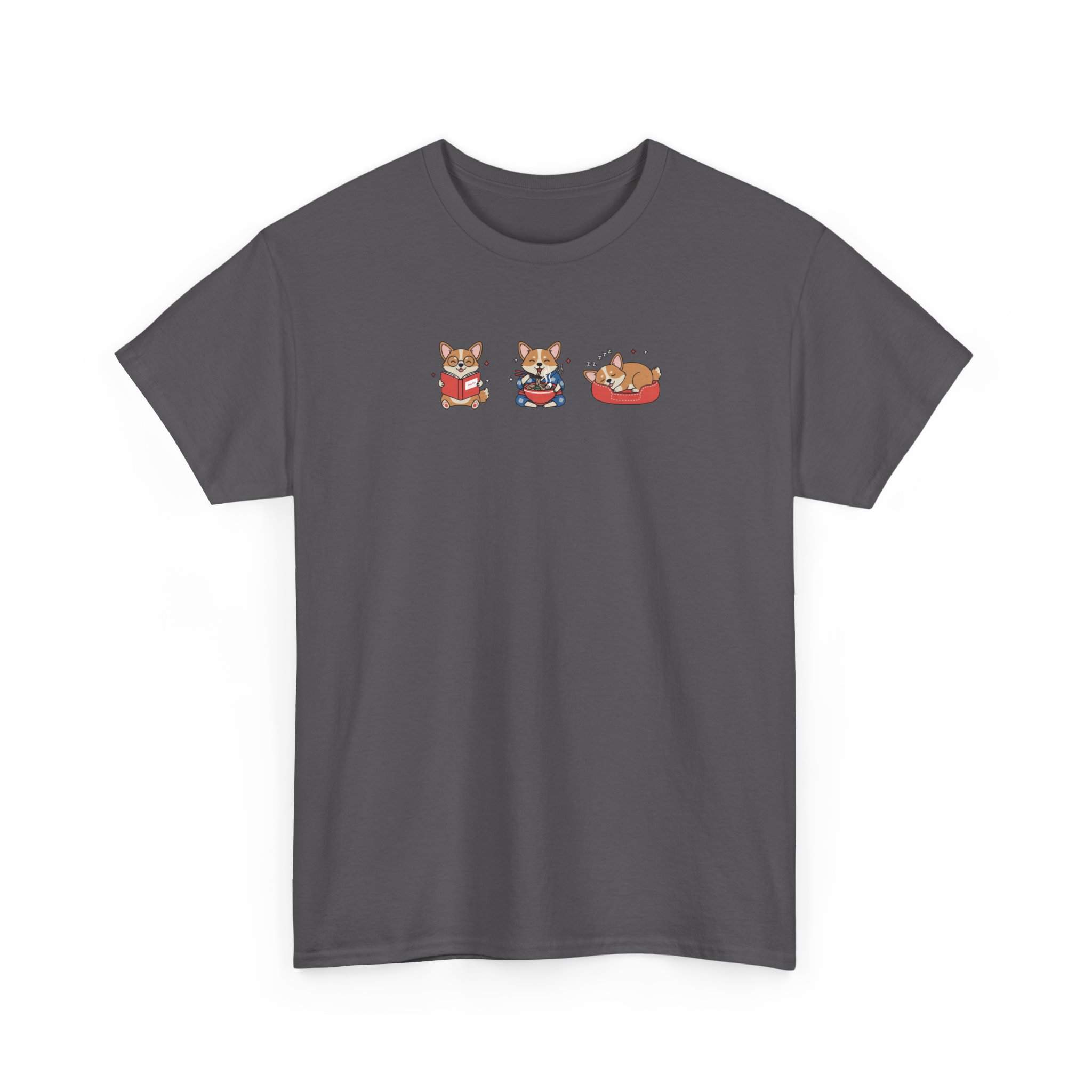 Corgi Trio Unisex Tee - Dog Lover Gift Tee - Image 8