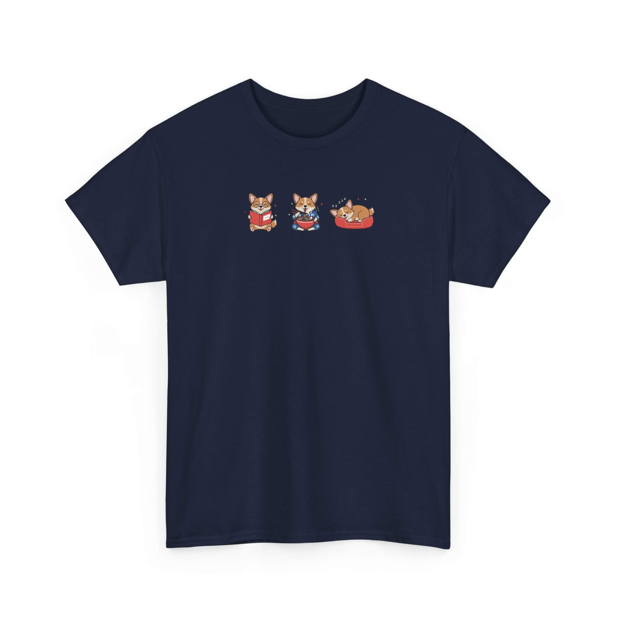 Corgi Trio Unisex Tee - Dog Lover Gift Tee - Image 9