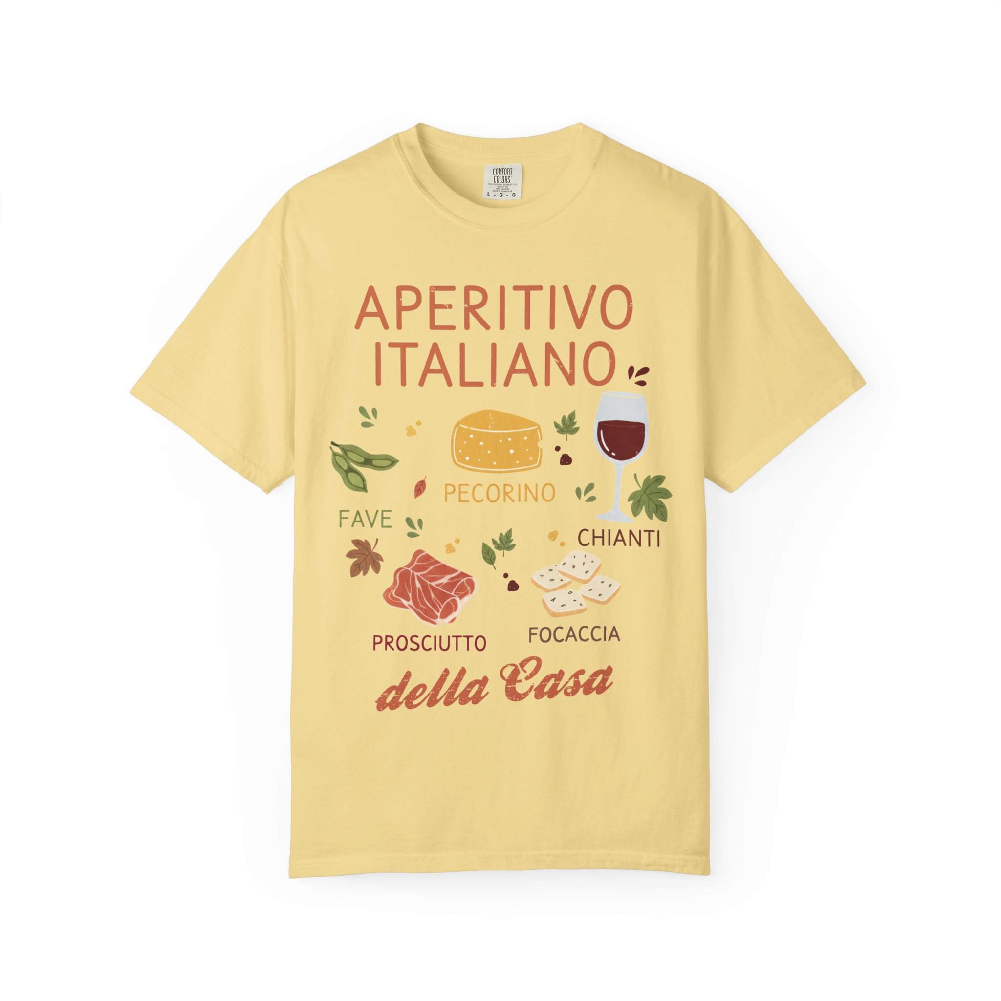 Aperitivo Italiano Rustico Italian Food Tee | Garment-Dyed Comfort Colors - Image 8