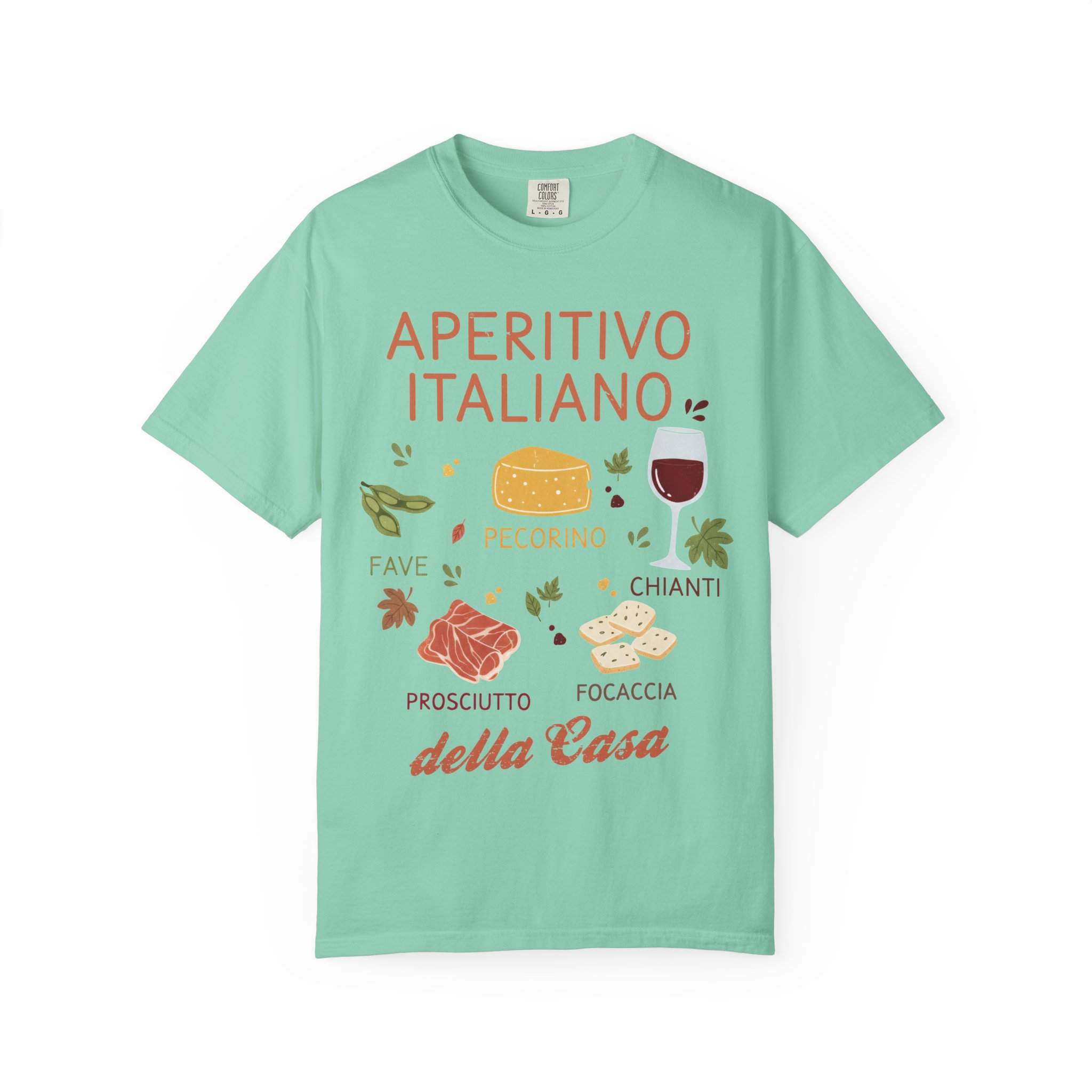 Aperitivo Italiano Rustico Italian Food Tee | Garment-Dyed Comfort Colors - Image 10