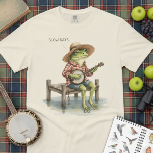 Slow Days Frog Banjo T-Shirt