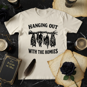 Hanging Out With The Homies T-Shirt — Vintage Bat Quartett Graphic Tee